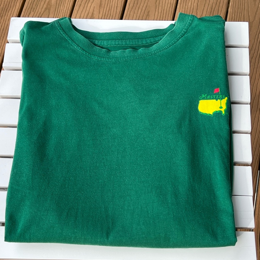 AUTHENTIC SIGNATURE GREEN 2018 MASTERS SHIRT